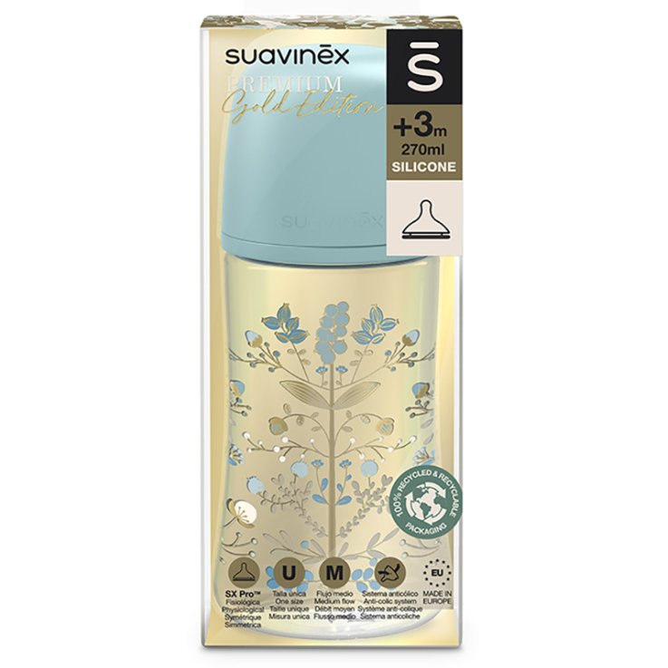 SUAVINEX BIB GOLD AZZ+3M 270ML