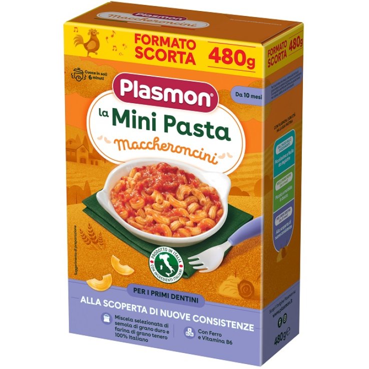 PLASMON PASTA MACCHERONC 480G