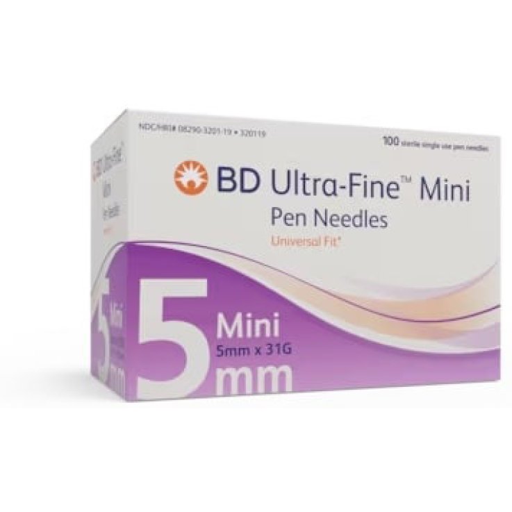 AGO PER PENNA DA INSULINA THINWALL BD GAUGE 31 5 MM 100 PEZZ I