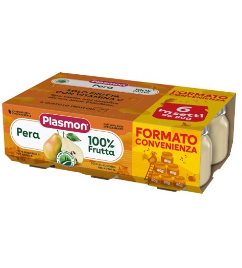 PLASMON OMOG PERA 6X80G