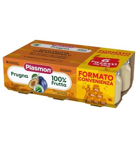 PLASMON OMOG PRUGNA 6X80G