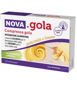 NOVA GOLA MIELE LIMONE 20 COMPRESSE