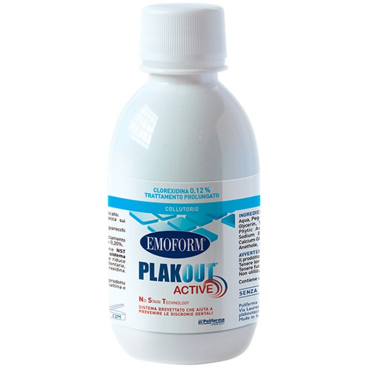 EMOFORM PLAKOUT ACTIVE 0,12 PROMO COLLUTORIO 200 ML + DENTIFRICIO 75 ML