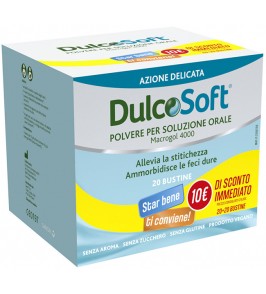 DULCOSOFT 20 BUSTINE BIPACK 1+1