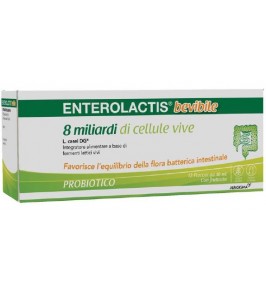 ENTEROLACTIS BEVIBILE 12 FLACONCINI X 10 ML