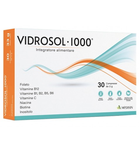 VIDROSOL 1000 30 COMPRESSE