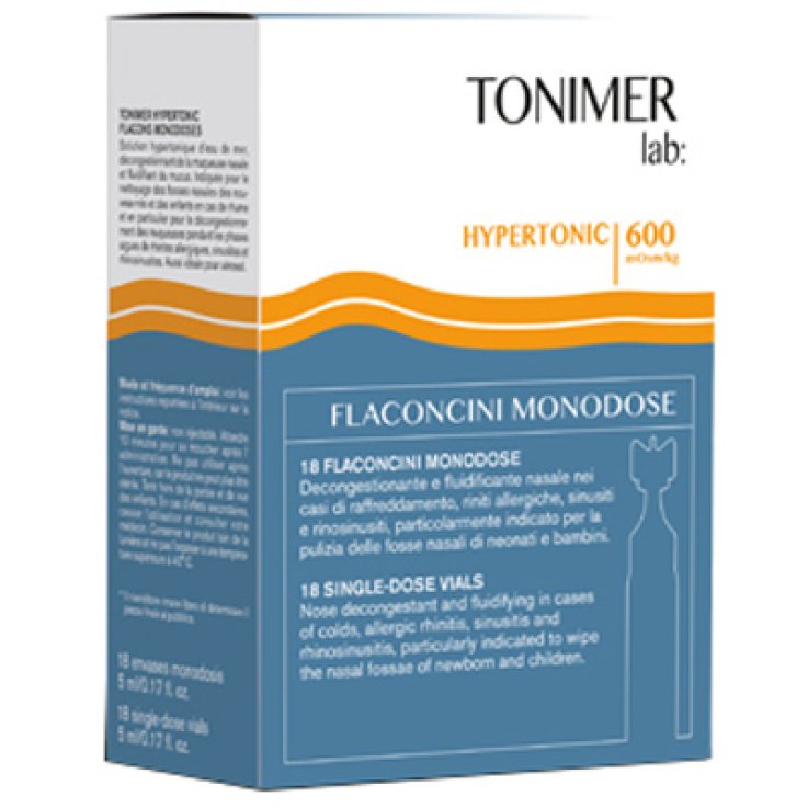 TONIMER LAB HYPERTONIC 18 FLACONI MONODOSE