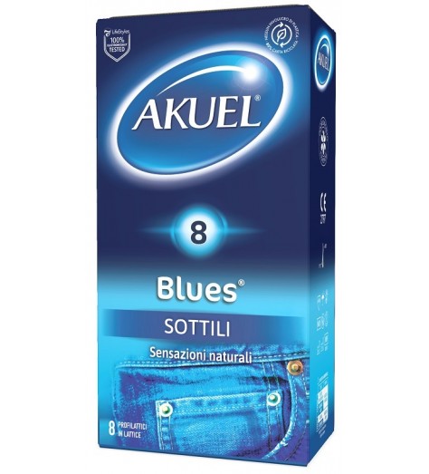 PROFILATTICO AKUEL BLUES SOTTILE 8 PEZZI