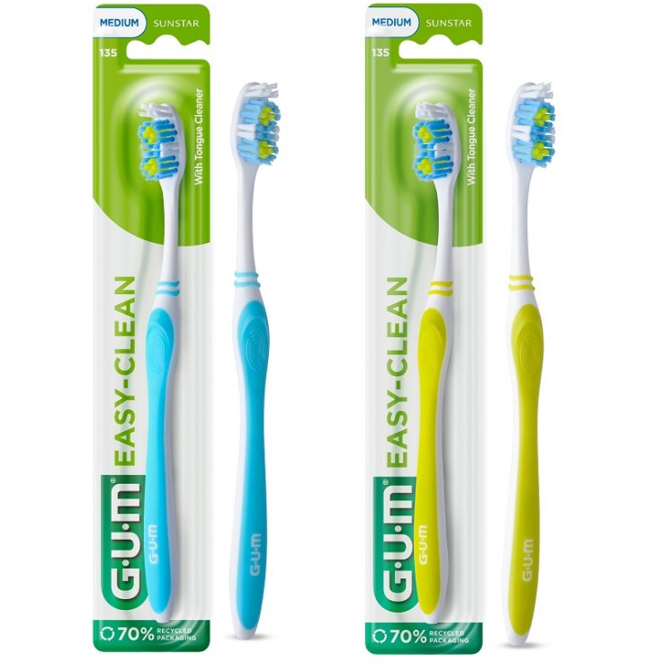 GUM EASY CLEAN TOOTHBRUSH SPAZ