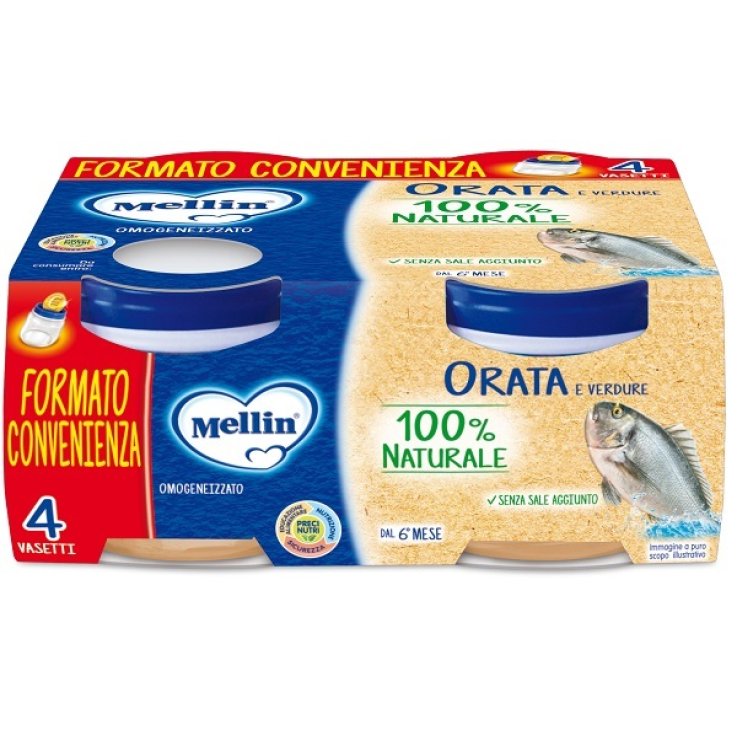 MELLIN OMOGENEIZZATO ORATA 4X80 G