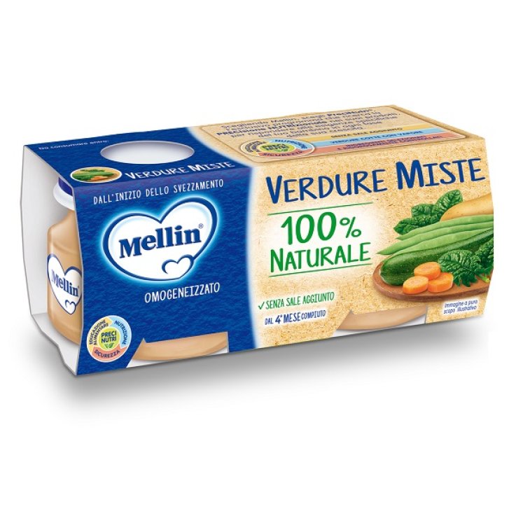 MELLIN OMOGENEIZZATO DI VERDURE MISTE 4 X 80 G