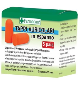 TAPPI AURICOLARI ESPANSO 5PAIA