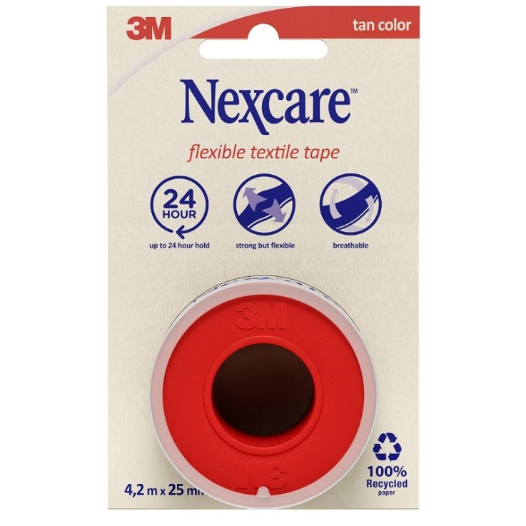 CEROTTO NEXCARE FLEXIBLE TEXTILE TAPE M 4,2X25 MM
