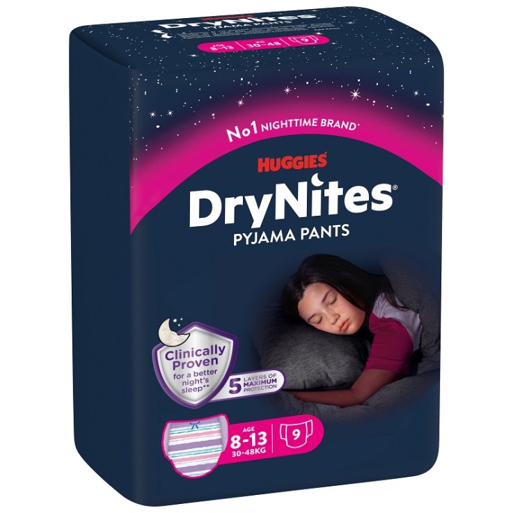 HUGGIES DRYNITES GIRL27/57K 9P
