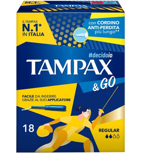 TAMPAX &GO REGULAR 18PZ