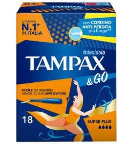 TAMPAX &GO SUPER PLUS 18PZ