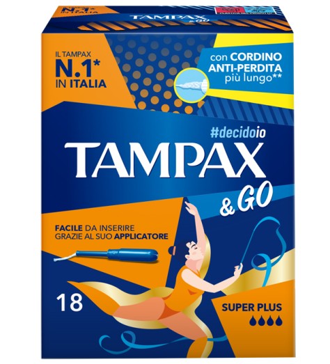 TAMPAX &GO SUPER PLUS 18PZ