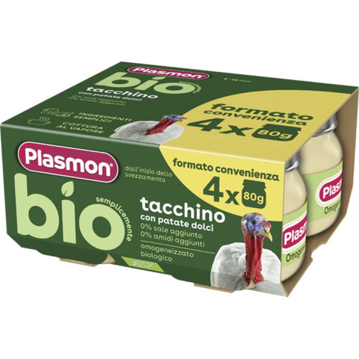 PLASMON BIO OMOG TACCHINO 4X80G