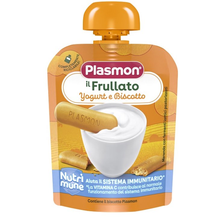 PLASMON POUCH BISC&YOGURT