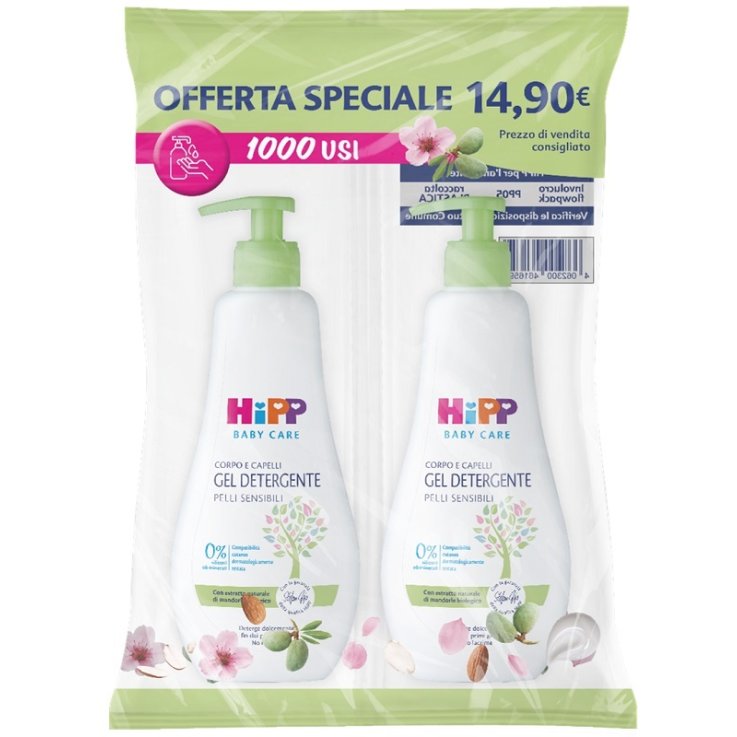 HIPP BABY GEL DET COR&CAP 1+1