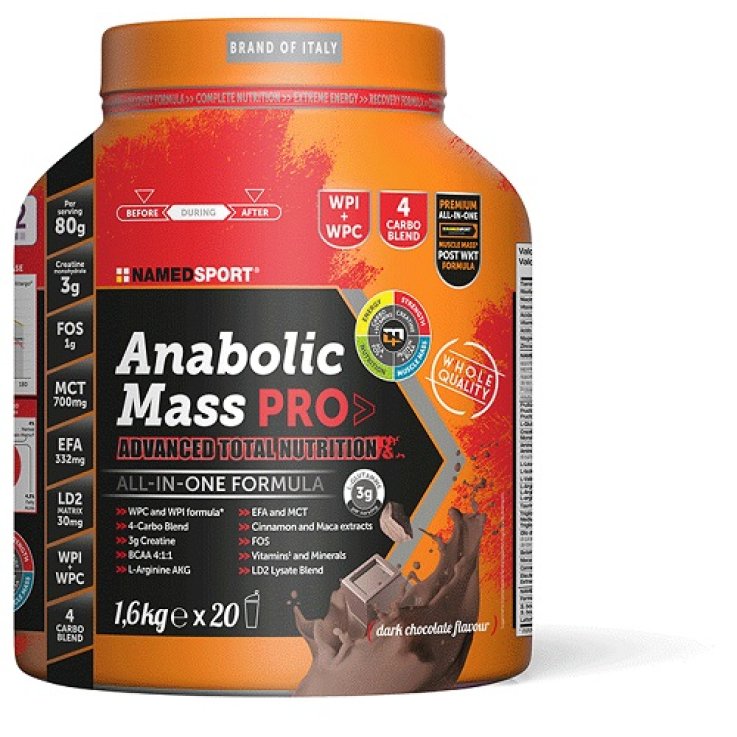 ANABOLIC MASS PRO DARK CHOCOL 1600G