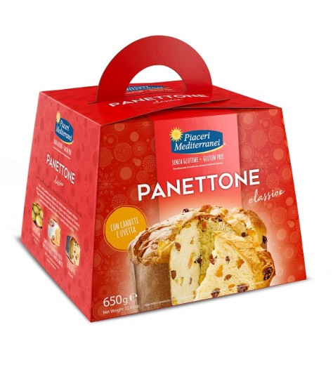 PIACERI MEDIT PANETTONE 650G PIACERI MEDIT PANETTONE 650G