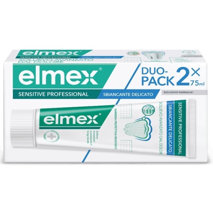 ELMEX SENSITIVE PROFESSIONAL WHITENING DENTIFRICIO DUO PACK2 TUBI DA 75 ML