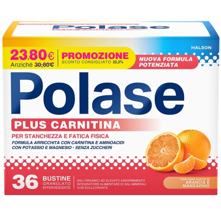 POLASE PLUS CARNITINA PROMO 36 BUSTINE GRANULATO EFFERVESCENTE DA 6,8 G