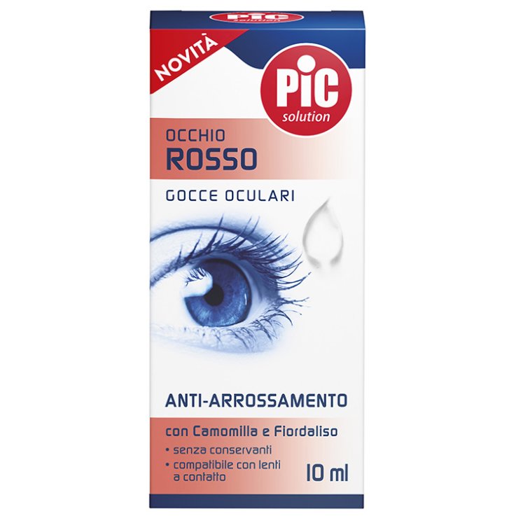 PIC GTT OCULARI OCCHIO ROSSO 10ML