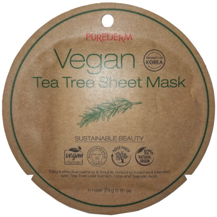 PUREDERM MASCHERA VEGANA TEA