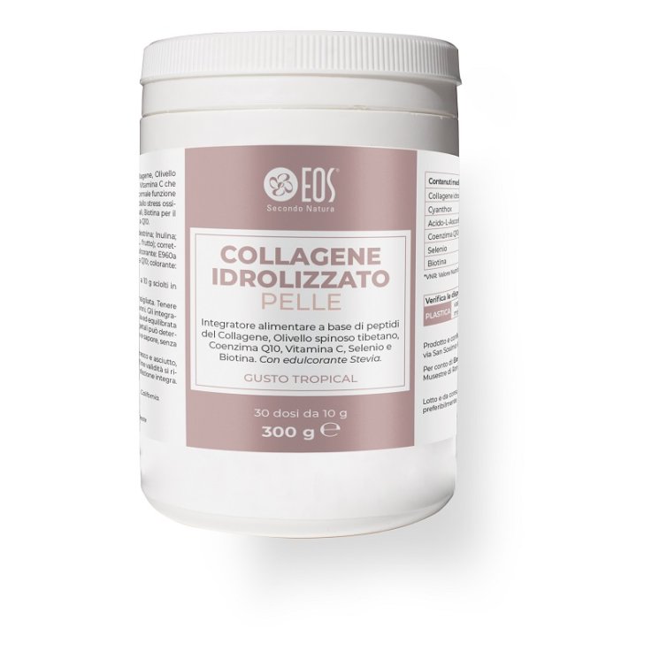 SINERGY COLLAGENE IDROLIZZATO PELLE 300 G GUSTO TROPICAL SENZA GLUTINE