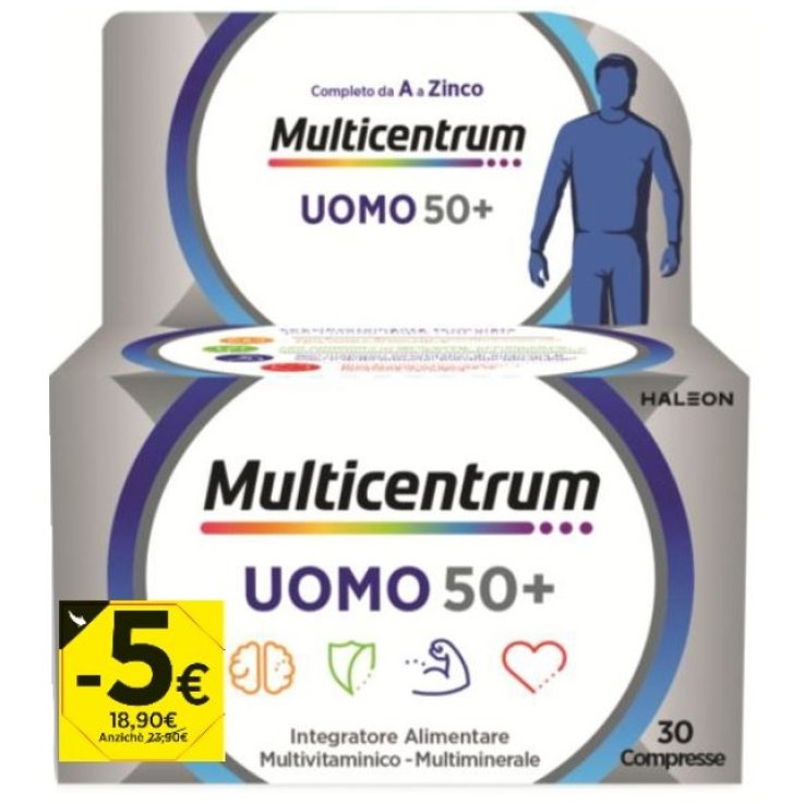 MULTICENTRUM UOMO 50+ 30 COMPRESSE PROMO 2026