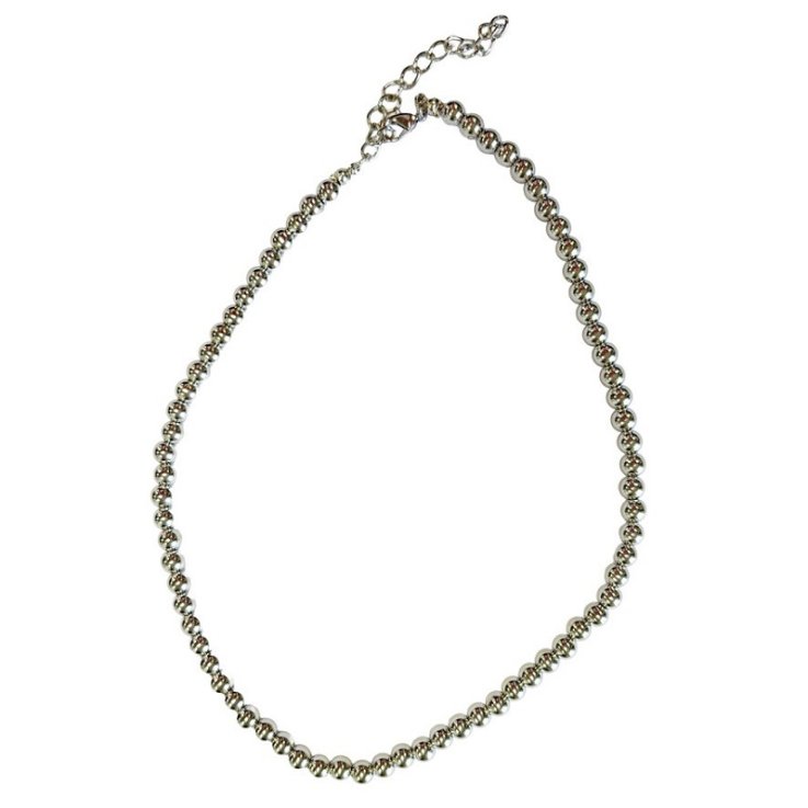 FARMA BIJOUX COLLANA PERLE CROME