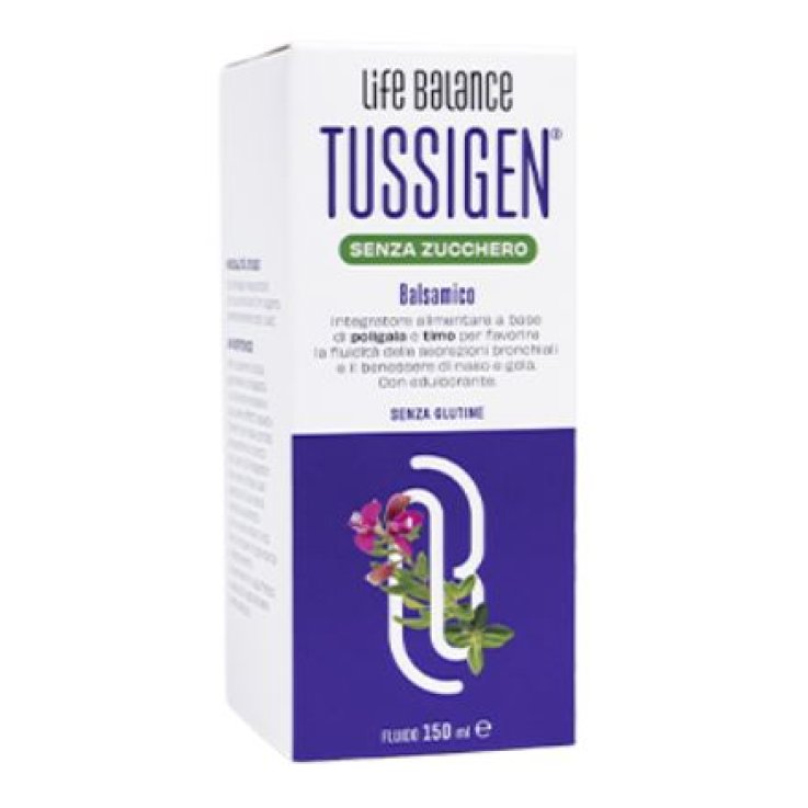 LIFE BALANCE TUSSIGEN BALSAMICO 150 ML CON EDULCORANTE SENZAZUCCHERO E GLUTINE
