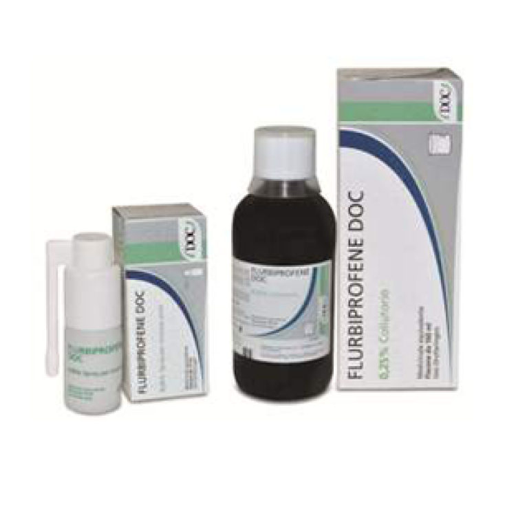 FLURBIPROFENE (DOC GENERICI)*spray mucosa orale 15 ml 0,25%