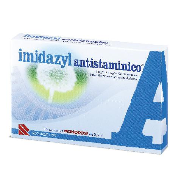 IMIDAZYL ANTISTAMINICO*10 monod collirio 0,5 ml 1 mg/ml + 1mg/ml