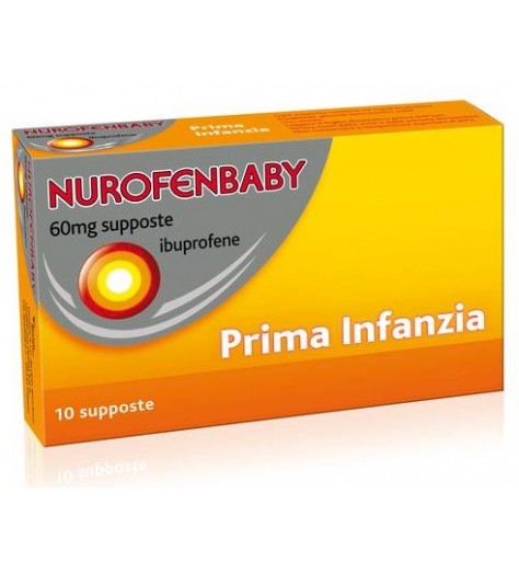 NUROFENBABY*10 supp 60 mg prima infanzia