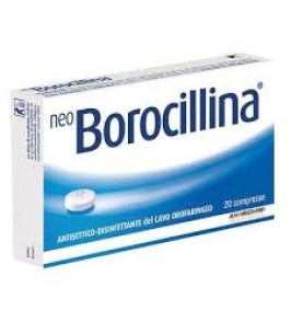 NEOBOROCILLINA*20 pastiglie 1,2 mg + 20 mg menta