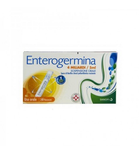 ENTEROGERMINA*OS 20FL 4MLD 5ML ENTEROGERMINA*OS 20FL 4MLD 5ML
