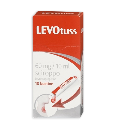 LEVOTUSS*sciroppo 10 bust 60 mg/10 ml