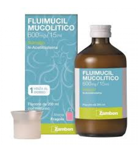 FLUIMUCIL MUCOLITICO*scir 200 ml 600 mg/15 ml