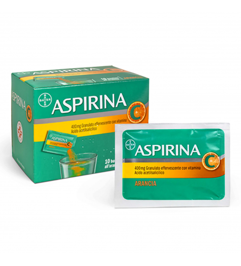 ASPIRINA*con Vitamina C 10 bust grat eff 400 mg + 240 mg