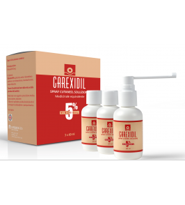 CAREXIDIL*3 flaconi spray soluz cutanea 60 ml 5%