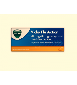 VICKS FLU ACTION*12 cpr riv 200 mg + 30 mg