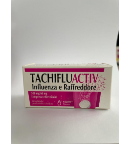 TACHIFLUACTIV INFLUENZA E RAFFREDDORE*10 cpr eff 500 mg + 60mg