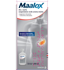 MAALOX*OS SOSP 250ML 4+3,5% ME