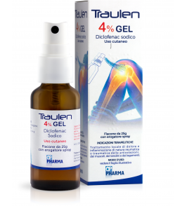 TRAULEN*gel cutaneo 25 g 4% con erog