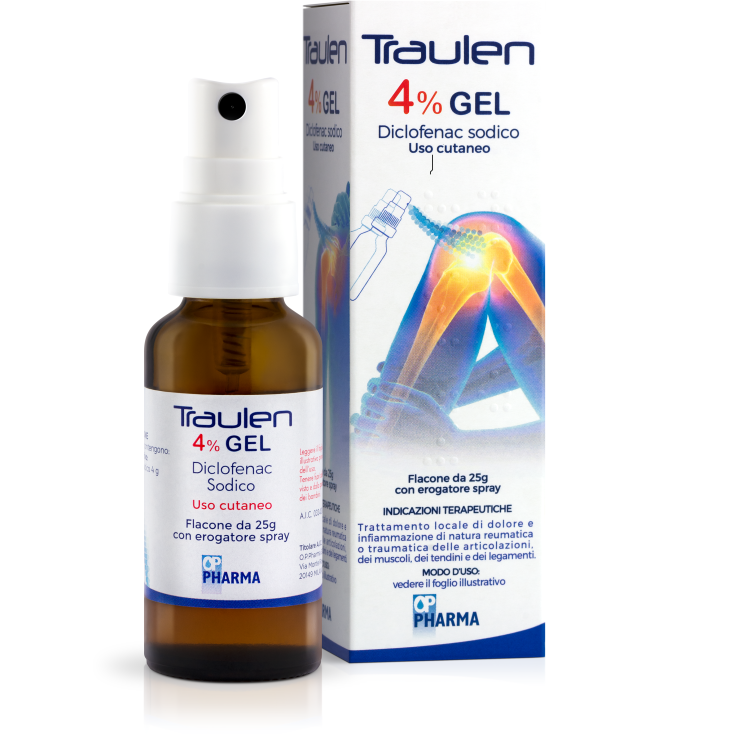 TRAULEN*gel cutaneo 25 g 4% con erog