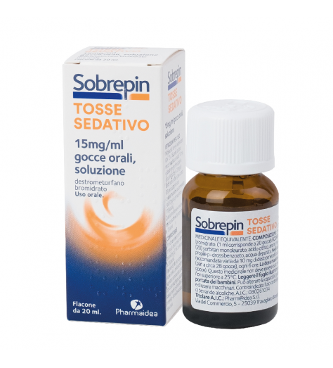 SOBREPIN TOSSE SEDATIVO*orale soluz 20 ml 15 mg/ml