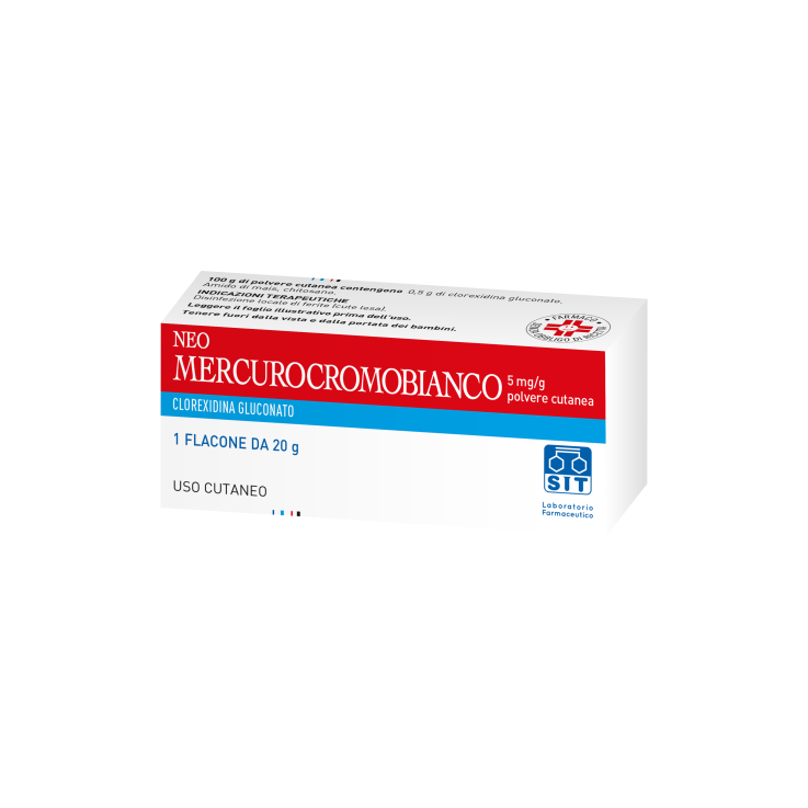 NEOMERCUROCROMO BIANCO*polv u.e. 20 g